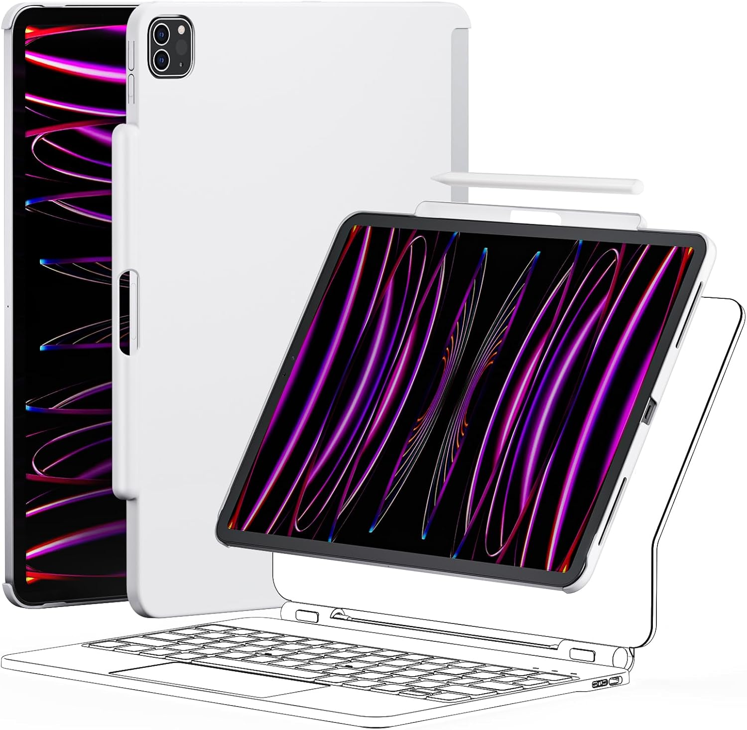 Doohoeek Protective Case for iPad Pro 12.9inch Compatible