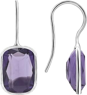 GIVA Avni 925 Oxidised Silver Royal Purple Earrings | Gifts For Girlfriend, Gifts For Women's & Girl's | With Certificate ... Price In India