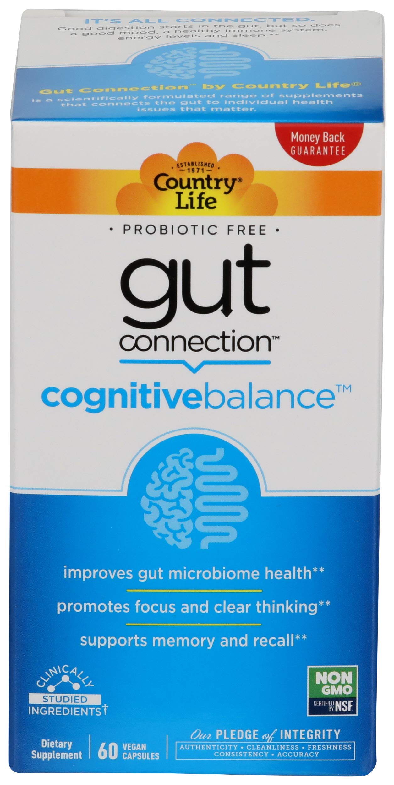 Country LifeCognitive Gut Connection, 60 CT