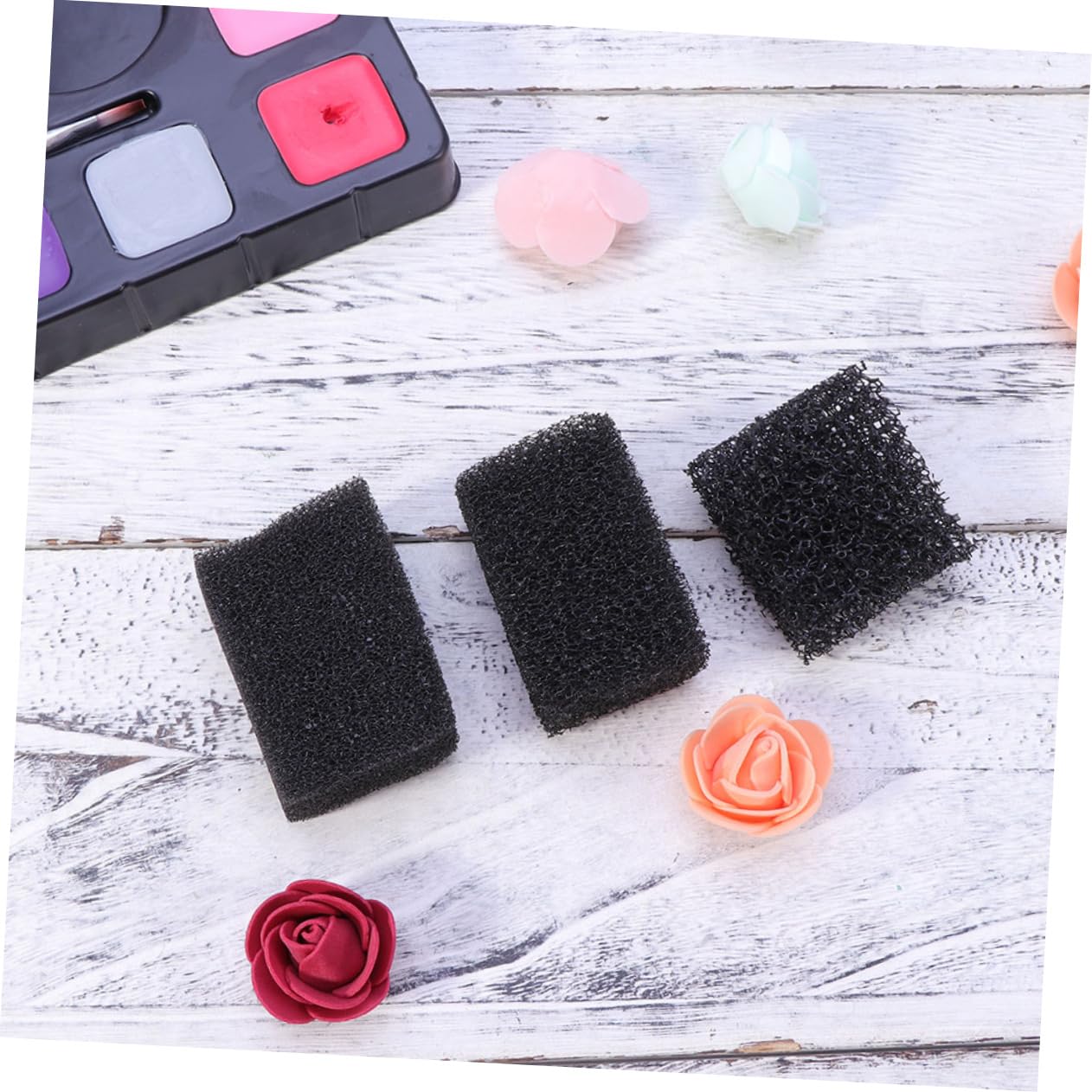 Beavorty 32 Stk Schwamm Mit Spezialeffekt Blut-make-up-schwamm Halloween-schwamm Stipple-schwamm-make-up Make-up Mit Halloween-effekten Make-up Narbenschwamm Make-up-effekte Black Baumwolle