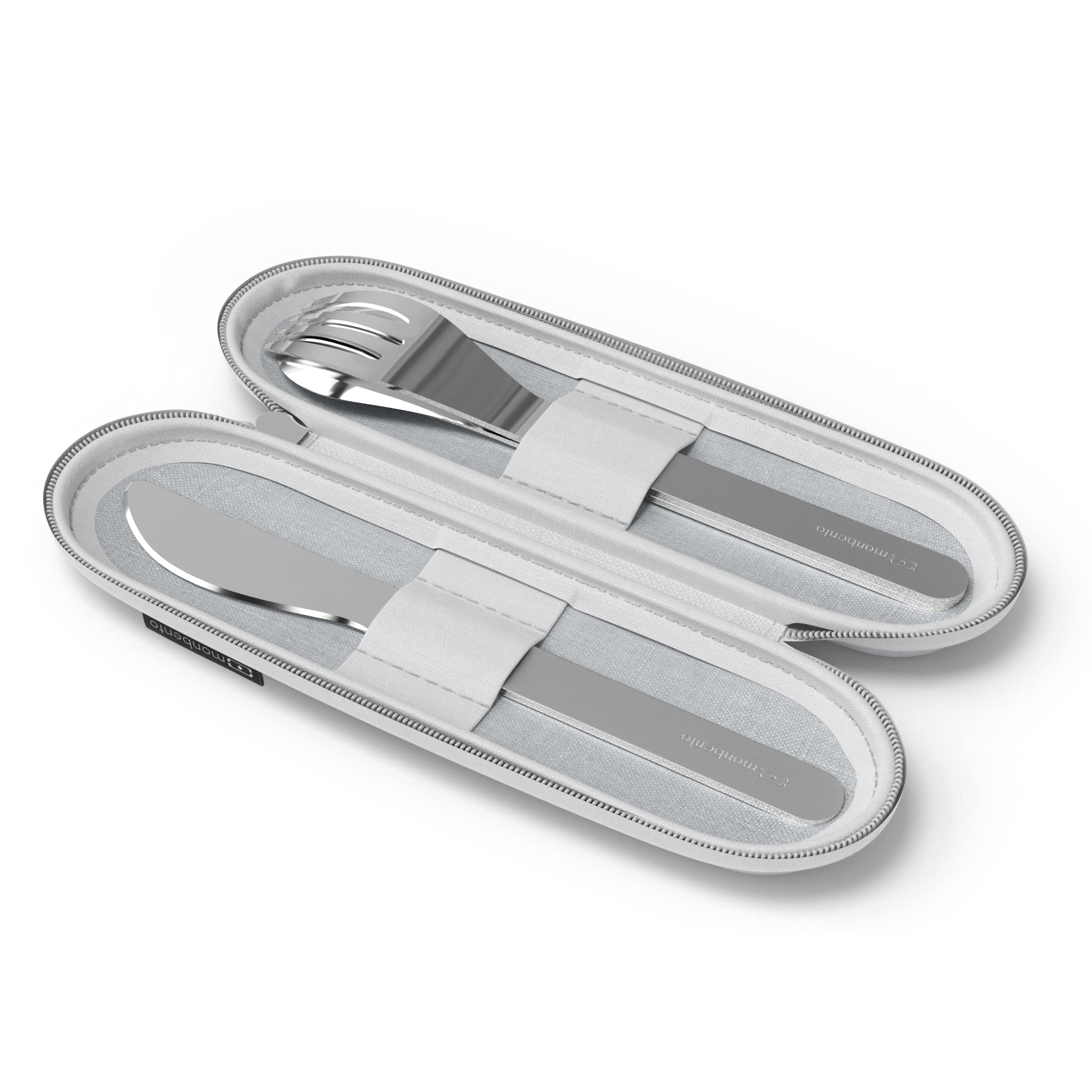 monbento, Onyx Lunch Box, with Bento Box MB Element Insulated Up to 10h, MB Slim Nest Stainless Steel Cutlery Set - Image 4