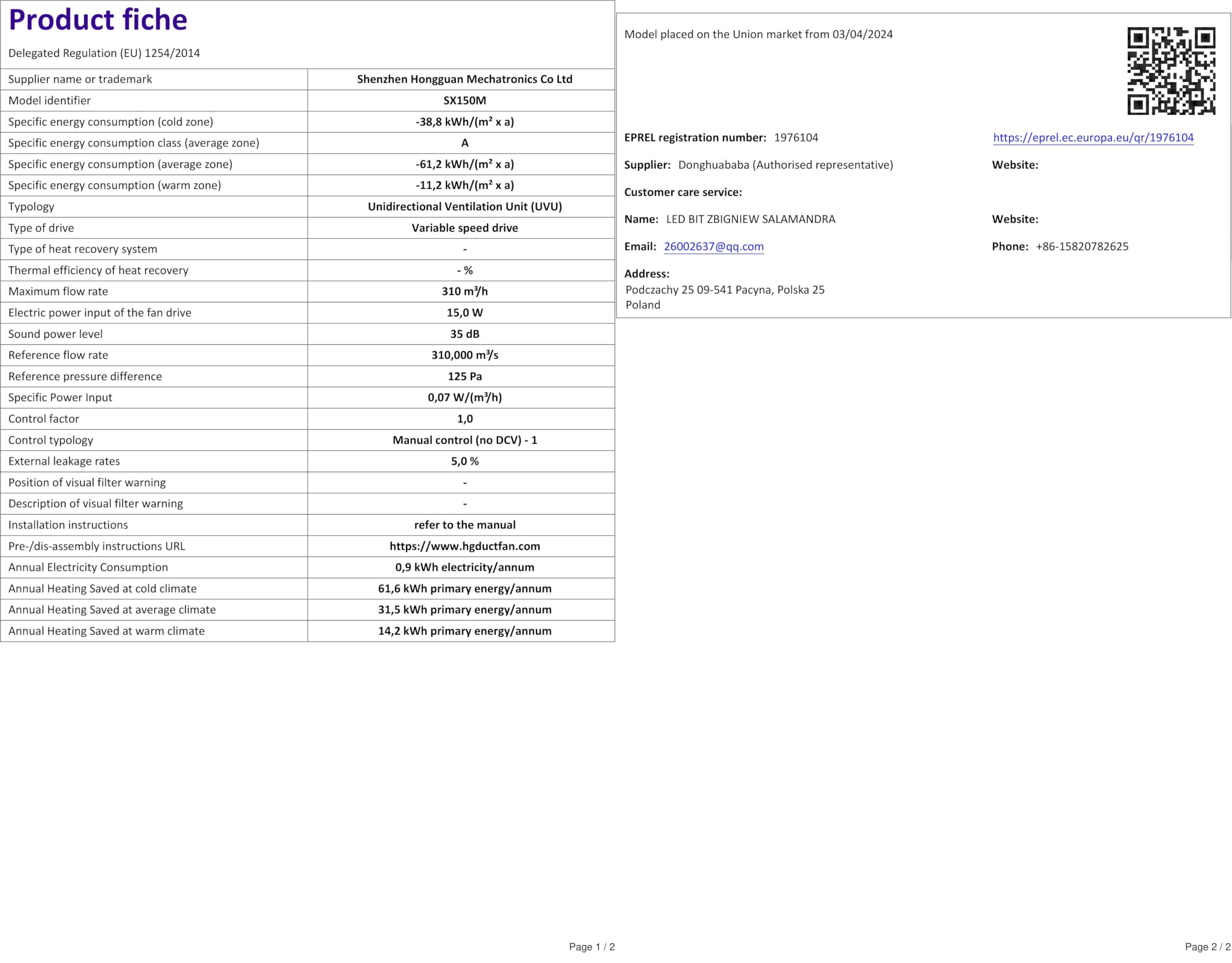 Vertical Window Fan, Twin Window Fan with Reversible Airflow ...
