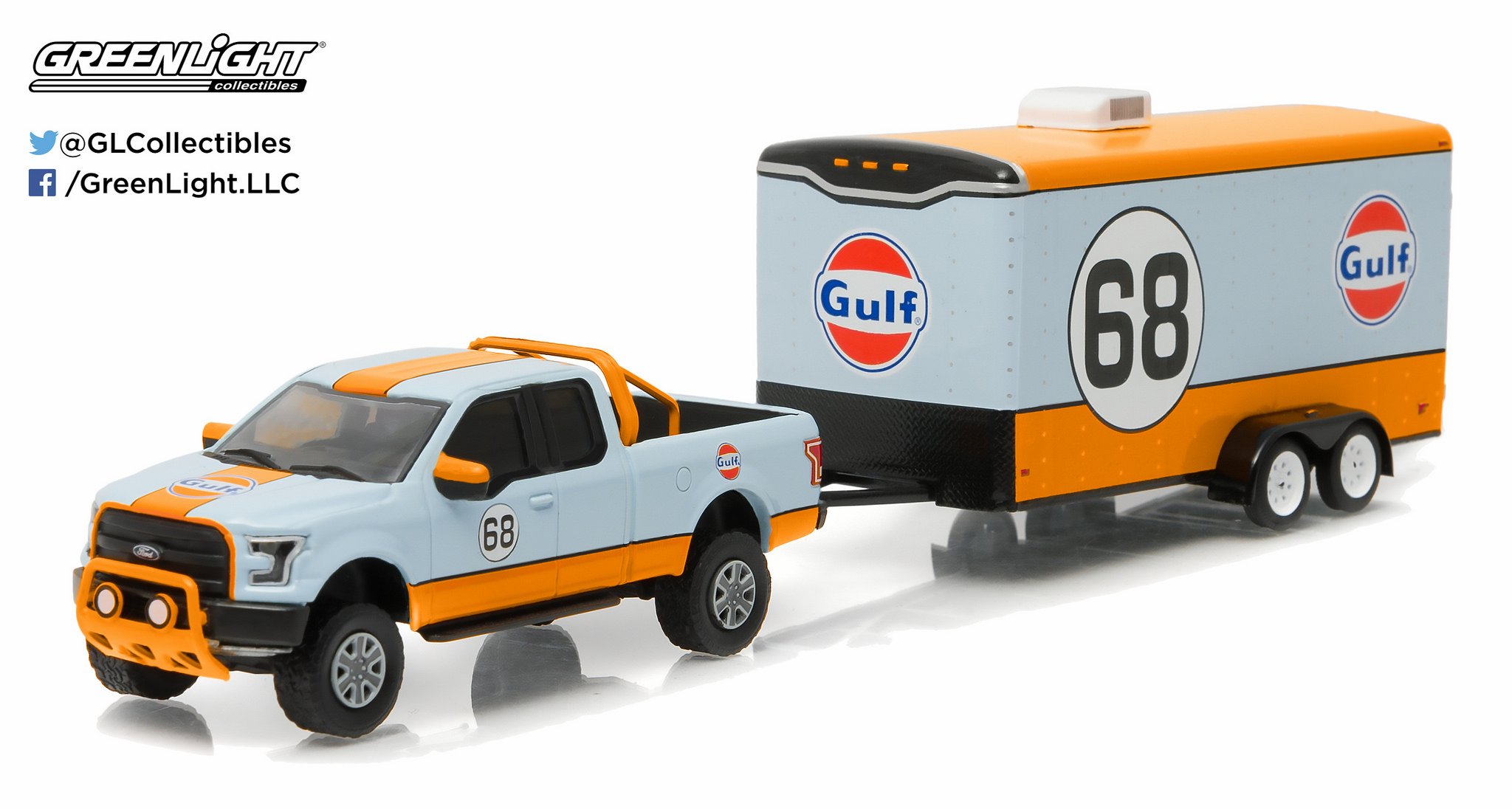 Hitch & Tow Series 7 Set of 4 1/64 by Greenlight 32070A-32070B