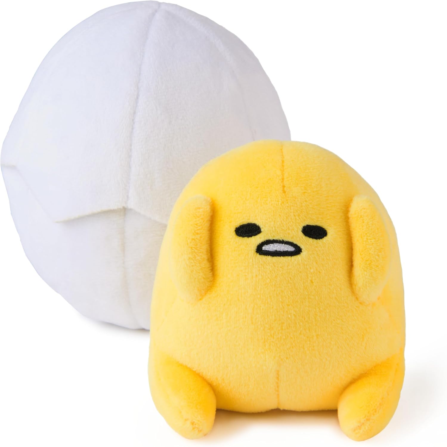 GUND Sanrio Gudetama The Lazy Egg Stuffed Animal, Gudetama in Eggshell Plush Toy for Ages 1 and Up, 5” - Image 9