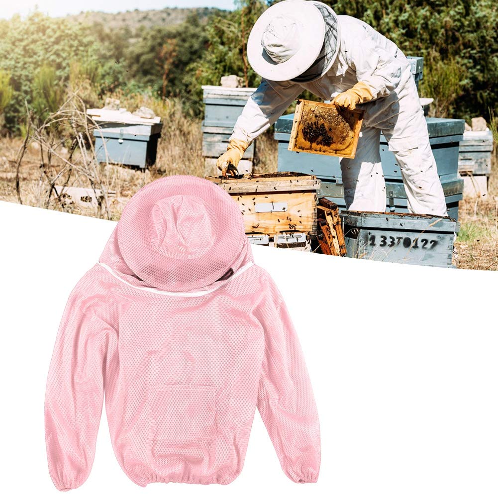 Produktbild von Yctze Imkerjacke Mit Schleier – Atmungsaktives Polyester, Tarnmuster, Für Männer Und Frauen, Leicht Und Schützend