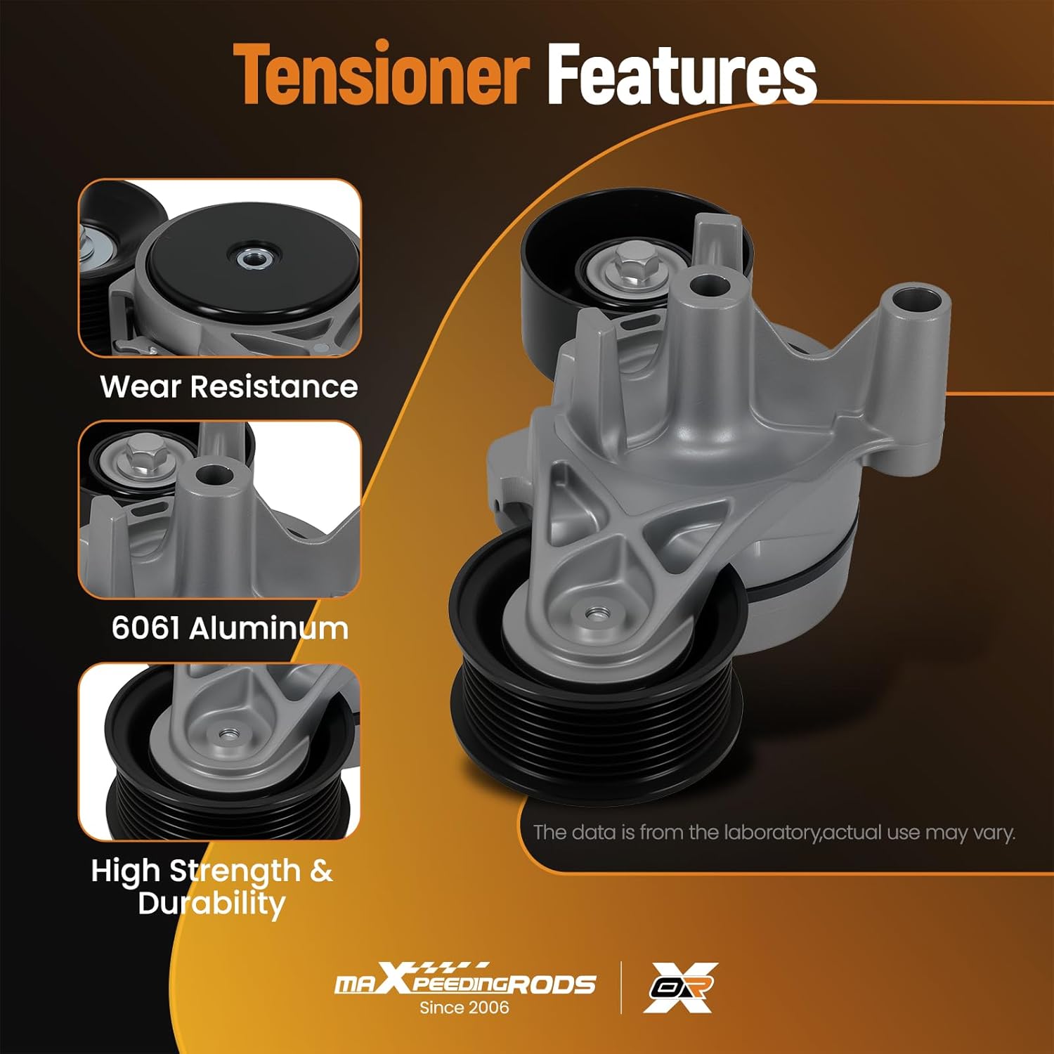 maXpeedingrods Belt Tensioner Assembly for Ford F-250 F-350 Super Duty 2003-2007 Excursion 2003-2005 E-350 E-450 Super Duty 2004-2010 International CXT RXT MXT 2005-2009 4.5L 6.0L