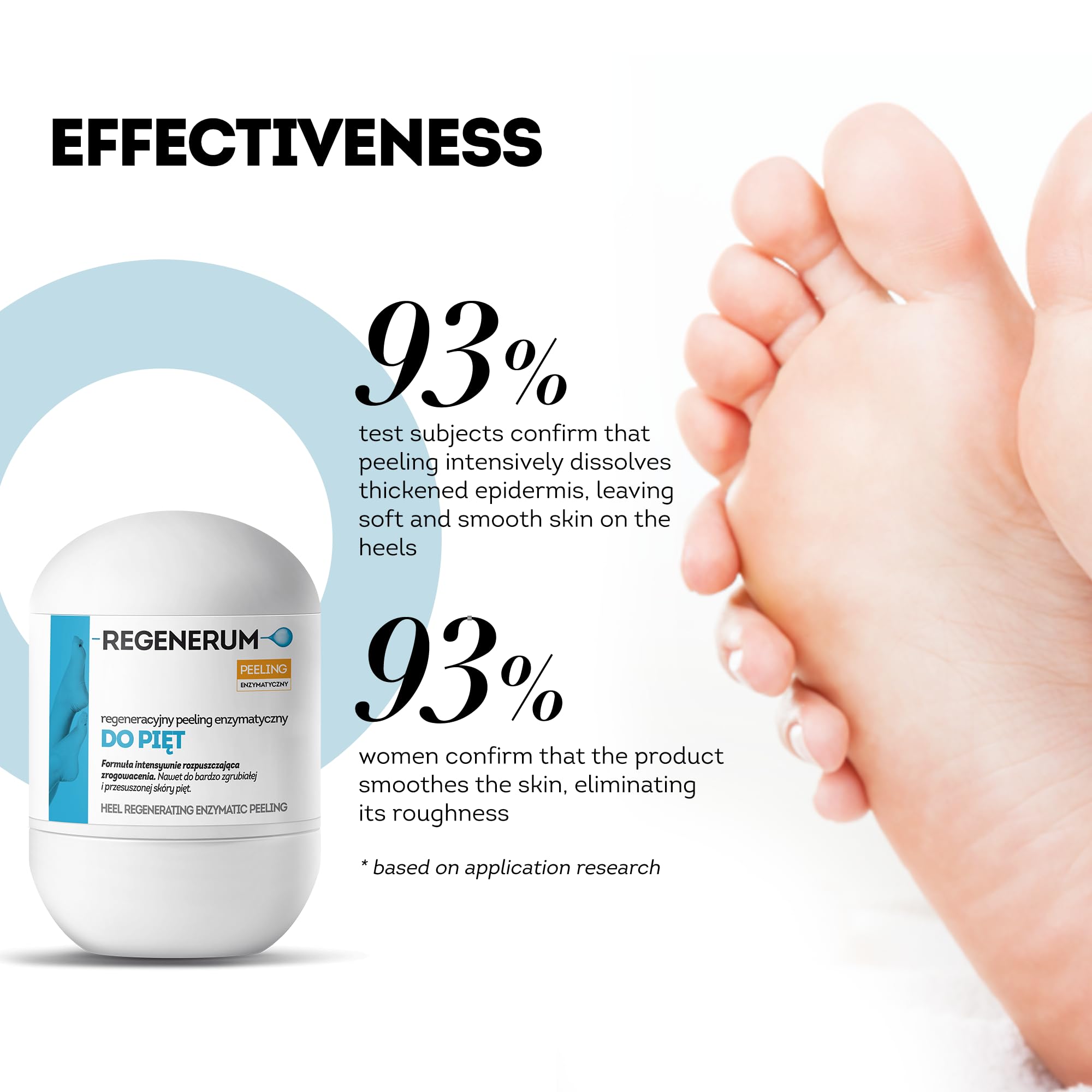 REGENERUM Peeling enzimatico rigenerante per talloni, 50 ml