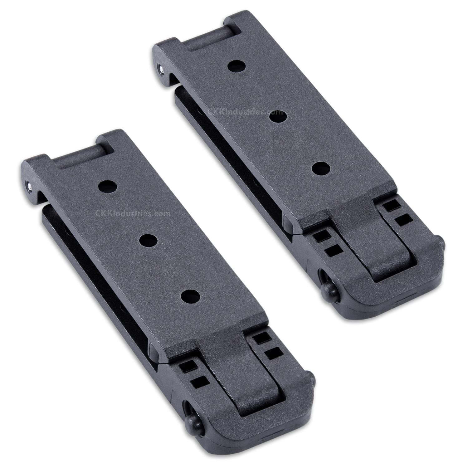 HolsterSmith Molle Compatible Locking Belt Clips w/Mounting Hardware – (1.50, 2.0, 3.0, & 5.0 Inch) – Molle Attachments for Knife Sheath, Gun Holster, Mag Pouch, Molle Vest & Gear