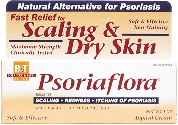 Psoriaflora Psoriasis Cream 1 Oz., Triple 3 Pack, by Boericke & Tafel