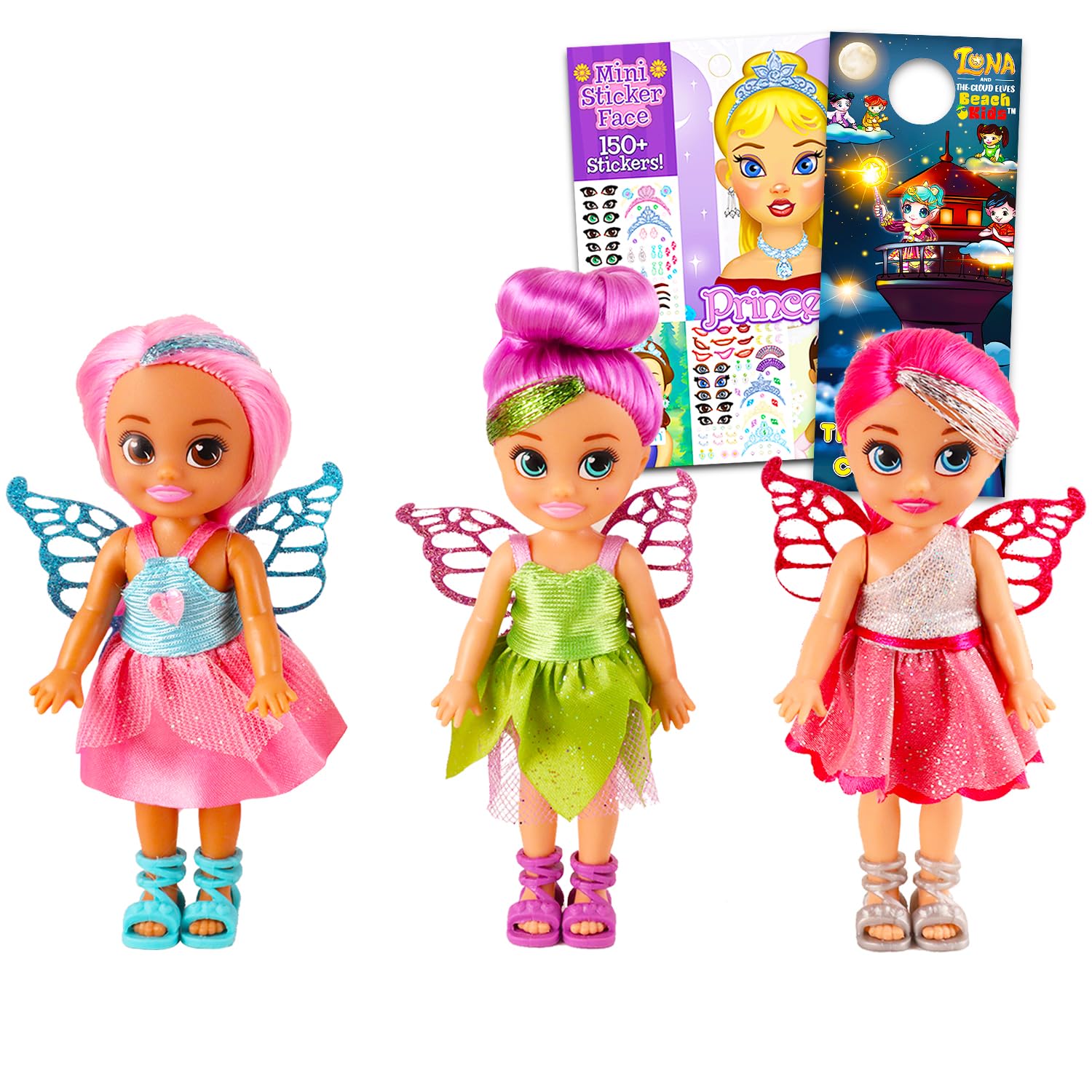 Amazon.com: ZURU Sparkle Girlz Fairy Dolls Set - 3 Pack Bundle
