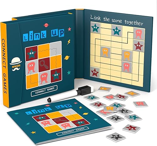 Miniatura 1 de Connect and Link Up Matching Game, Connect Two Same Card Together with Line, Developmental and Educational, Multiple ways to Play, Boys Girls Gift