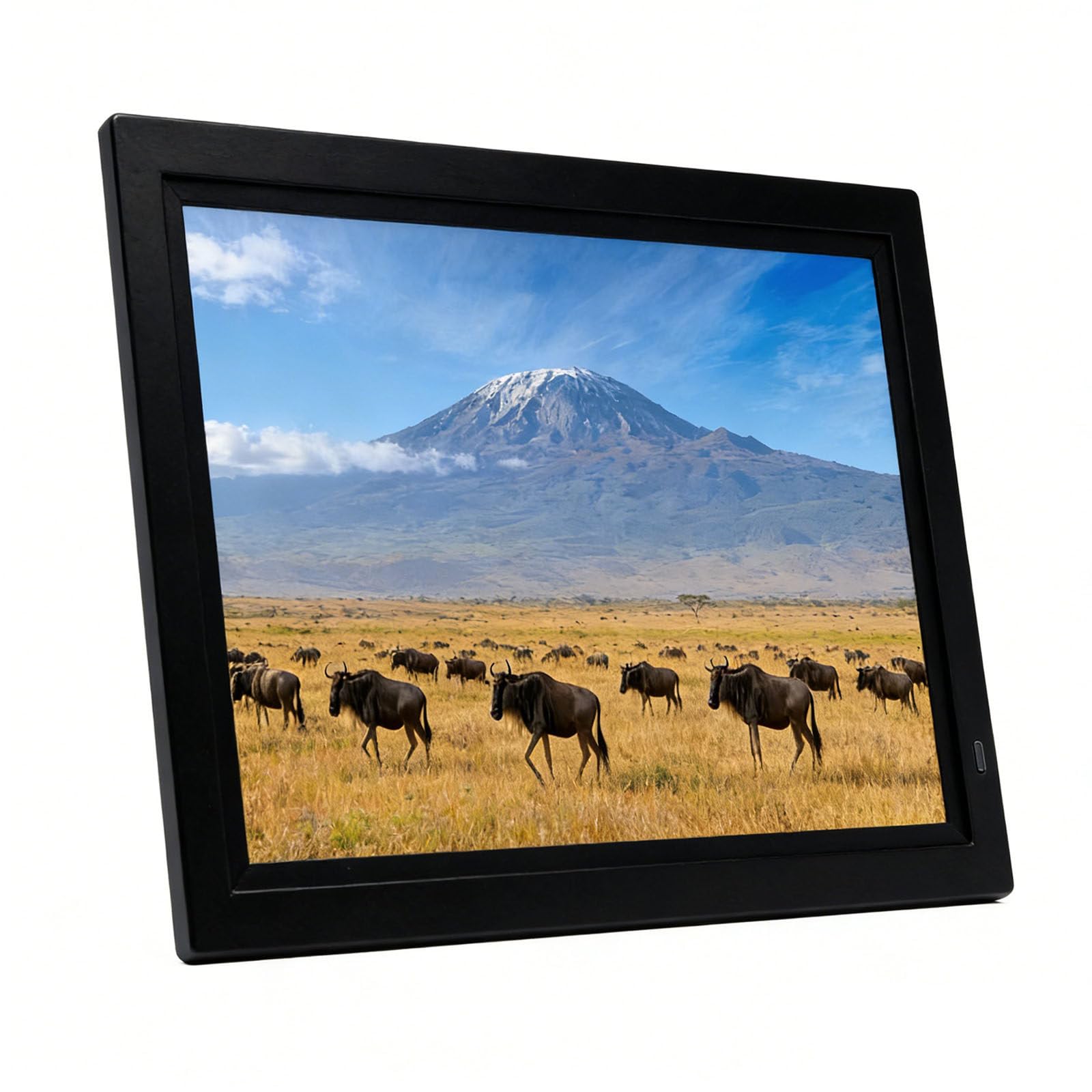32 Calowa Pionowa Cyfrowa Ramka Na Zdjęcia,Cyfrowy Ekran Reklamowy LED 1920x1080p Ips HD,Wyświetlacz Montowany Na ścianie,Obsługuje USB/Sd,Obsługuje Zdjęcia/Filmy Black