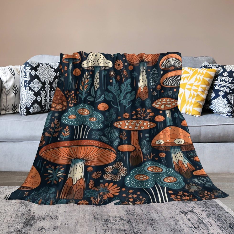 Couverture en micro polaire légère contre le froid sur le lit