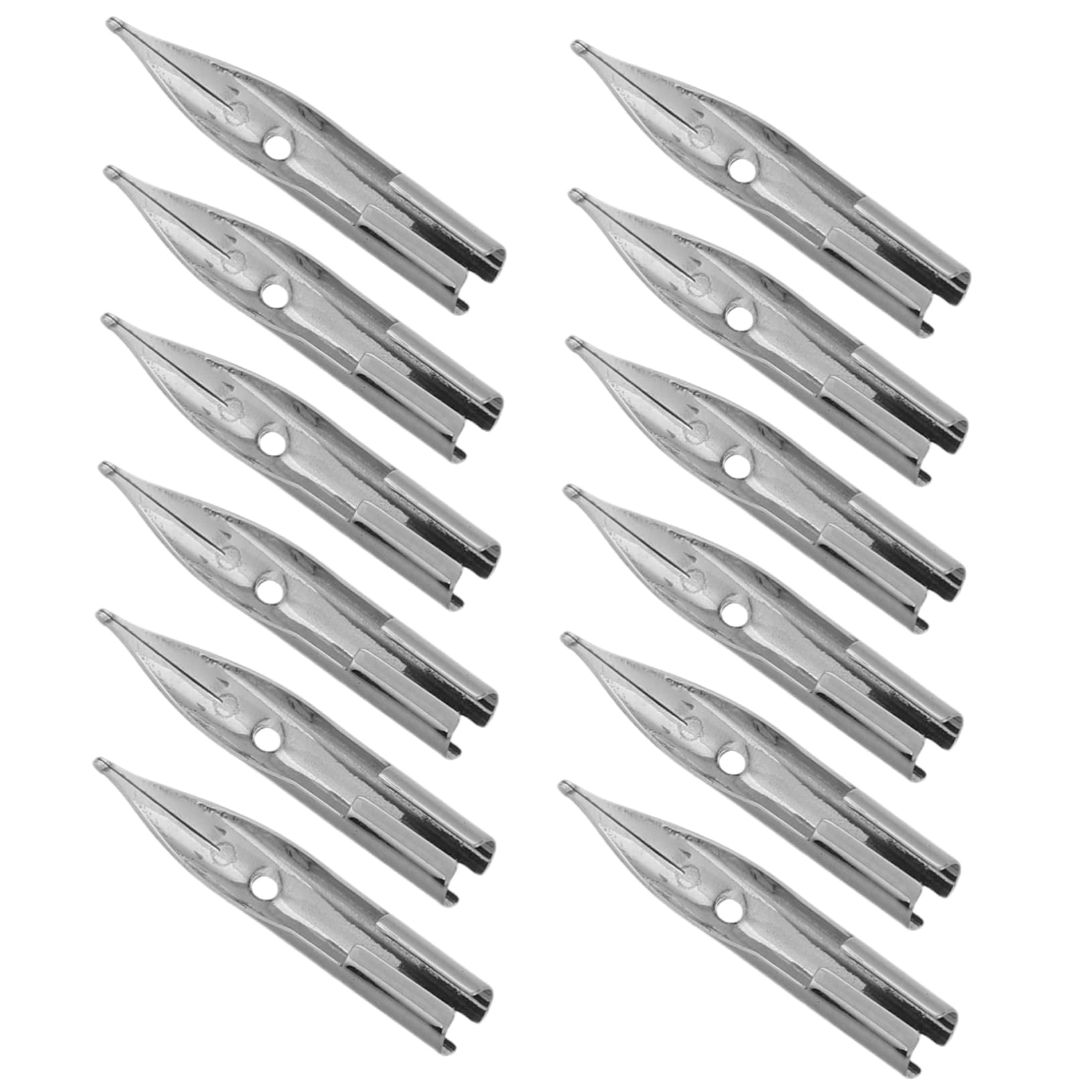 ERINGOGO High Precision 0.38/0.5mm Metal Pen Nibs Replacement Tips for Fountain Pen Writing Calligraphy Painting