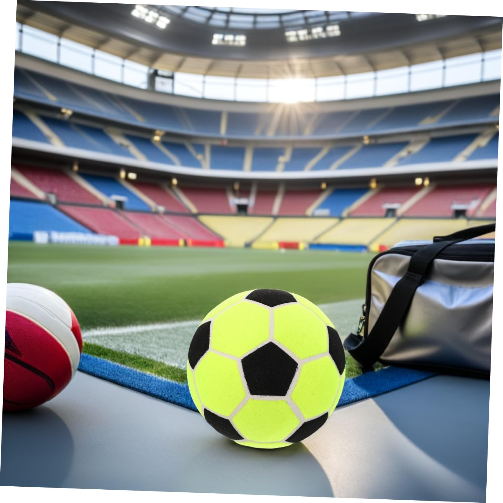 Aufblasbarer Klett Fußball Dart mit Weichem Material und Griffigem Befestigungssystem für Fußballtraining und Freizeitaktivitäten im Freien