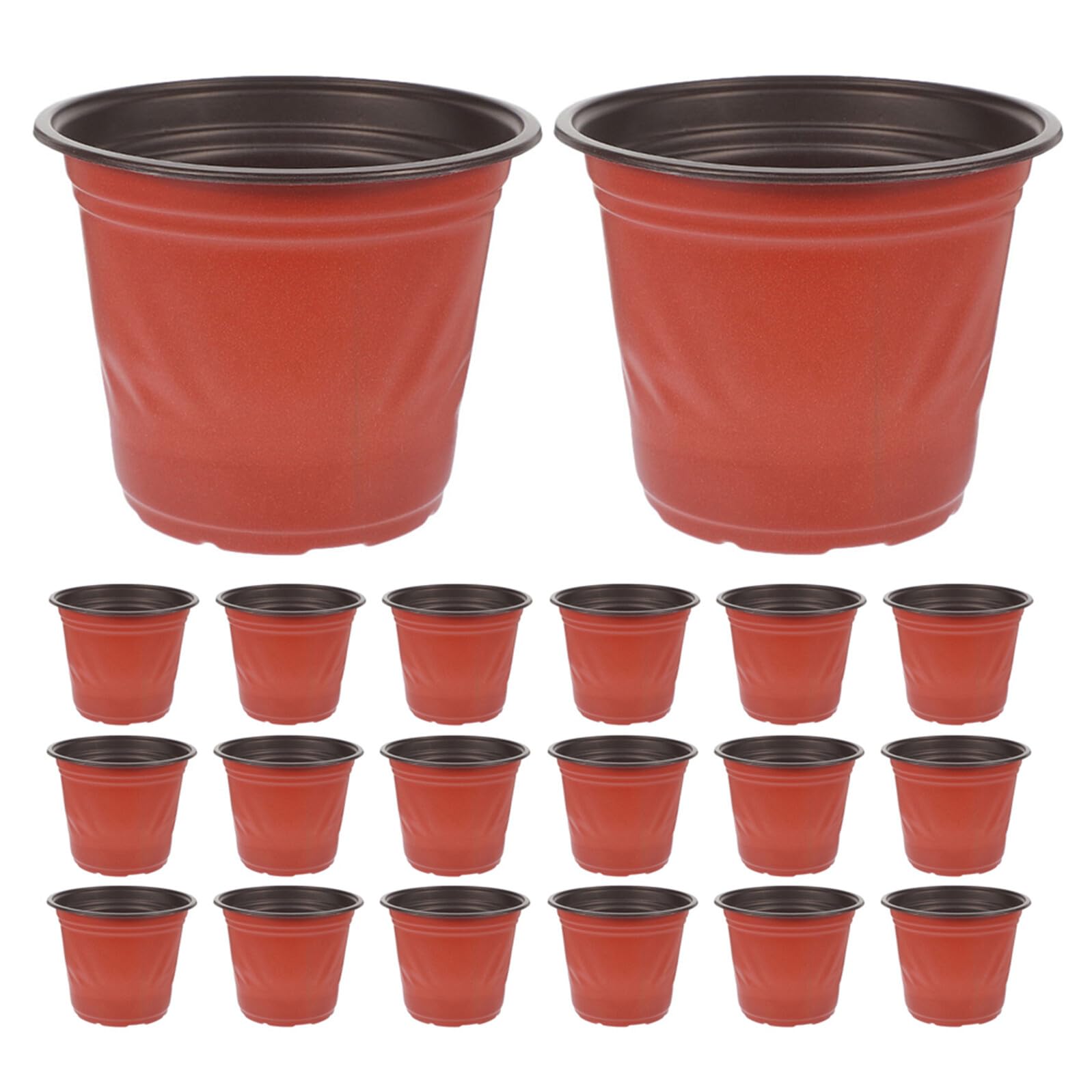 Pots de pépinière plastique avec drainage efficace pour fleurs de balcon