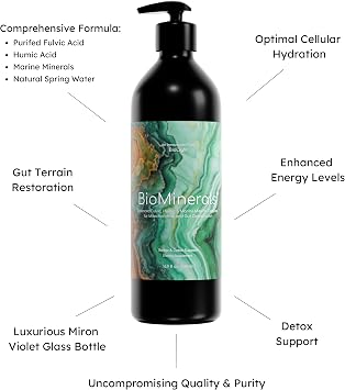 BioMinerals Advanced Fulvic, Humic & Marine Mineral Complex, Mitochondrial & Gut Optimization, Redox & Detox Support, Dietary Supplement
