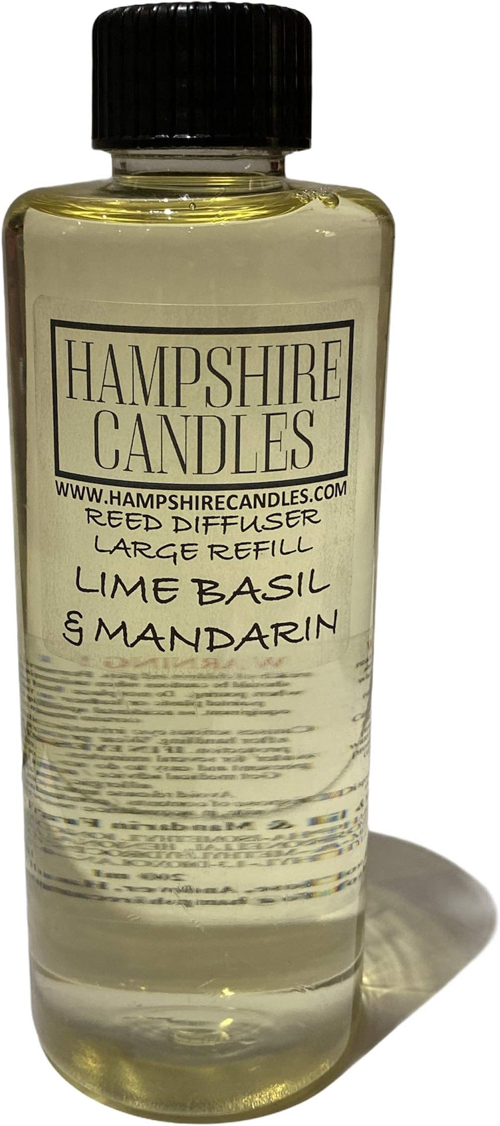 – Lime Basil and Mandarin Reed Diffuser Refill | Highly Scented | Cruelty & Vegan Free (Refill 200ml)