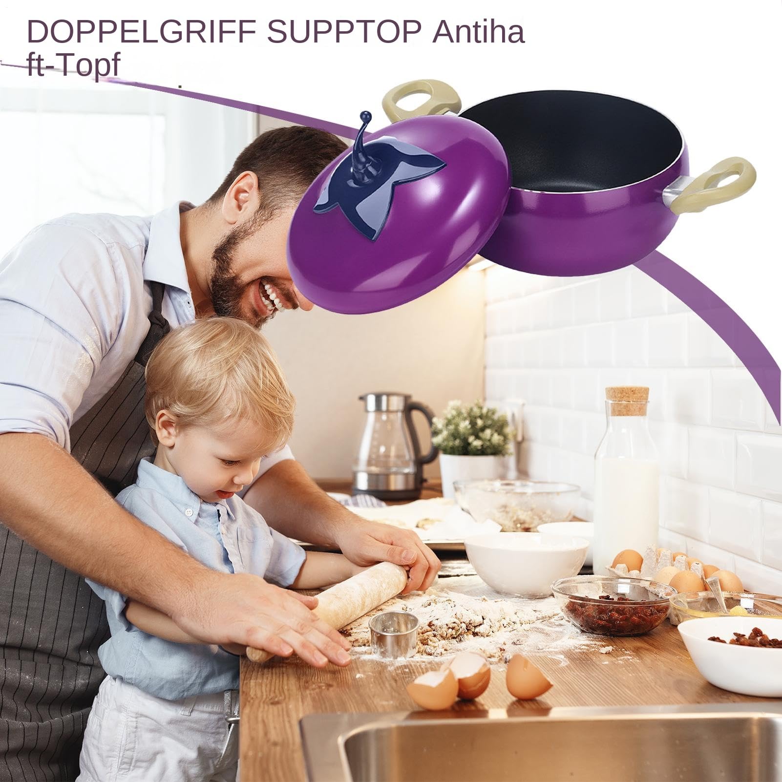 Garnek na sos z pokrywką, praktyczna wielofunkcyjna powłoka nieprzywierająca, forma do owoców | Garnek kuchenny nadaje się do gospodarstwa domowego, kuchni, restauracji, trwałości, gotowania