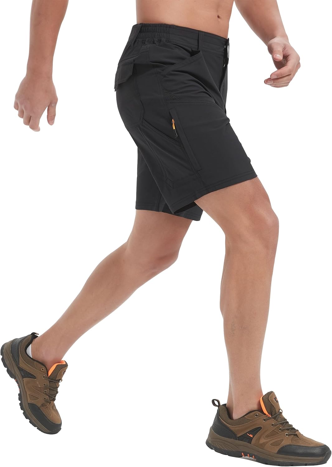 HARD LAND Hiking Shorts Men Cargo Quick Dry Lightweight Stretch Tactical Shorts for Fishing Travel Casual with Multi Pockets - Image 5