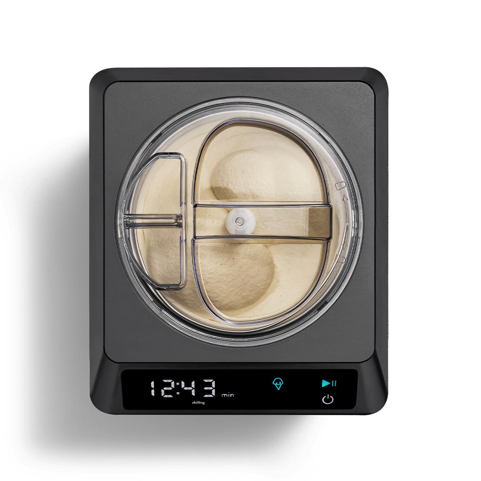 SPRINGLANE Macchina per gelato e yogurtiera Erika con compressore autoraffreddante 250 W (Erika 2 in 1, 2,5 L)