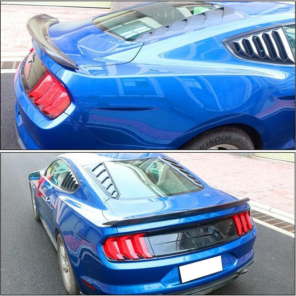 Real Carbon Fiber Rear Trunk Spoiler Fits for Ford Mustang GT V8 V6 GT350 GT350R GT500 2-Door 2015-2020 Rear Spoiler Wing Lip Factory Outlet