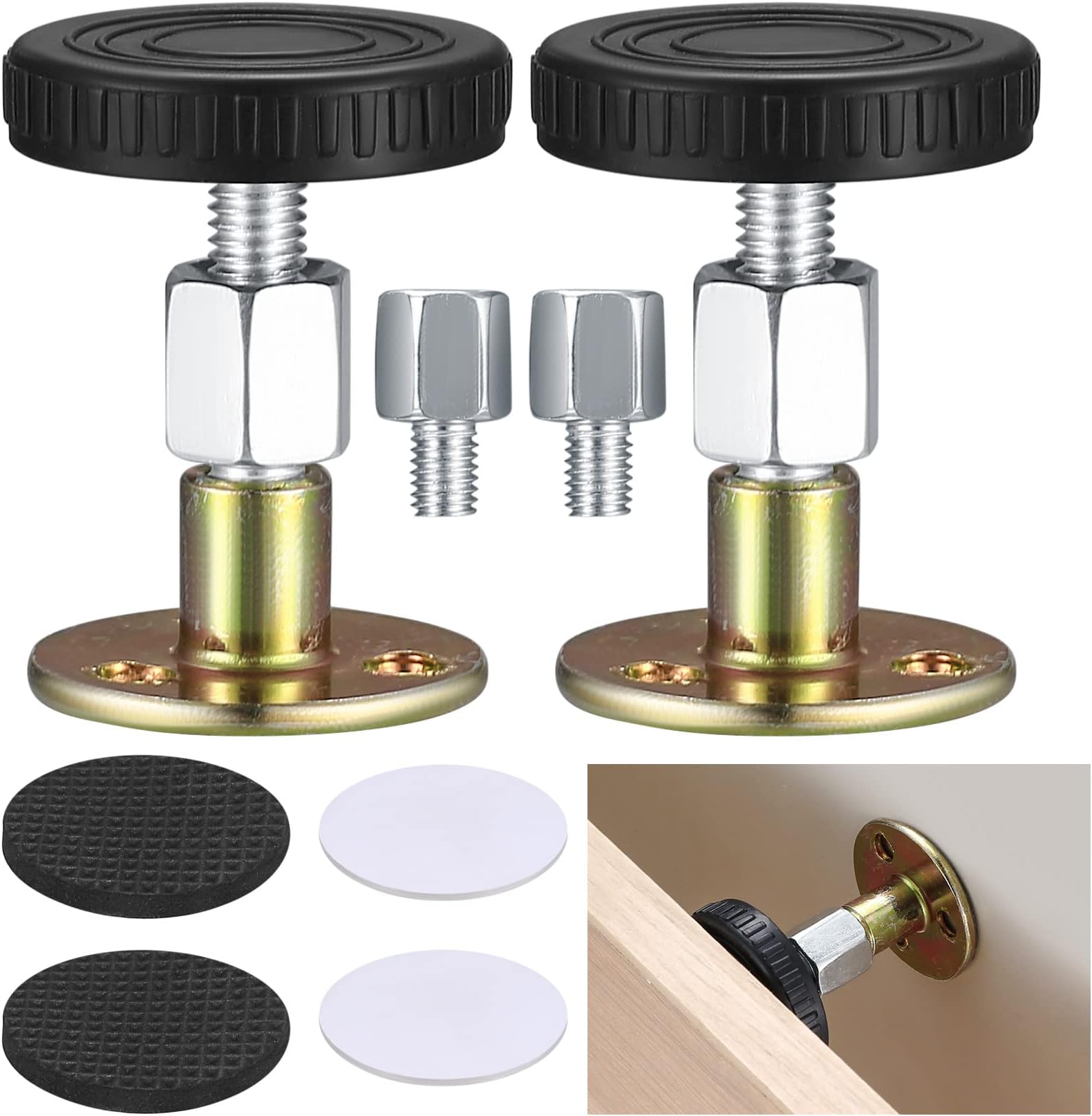 Stop my Headboard from banging against the wall with Bed Buffers 3 Pack