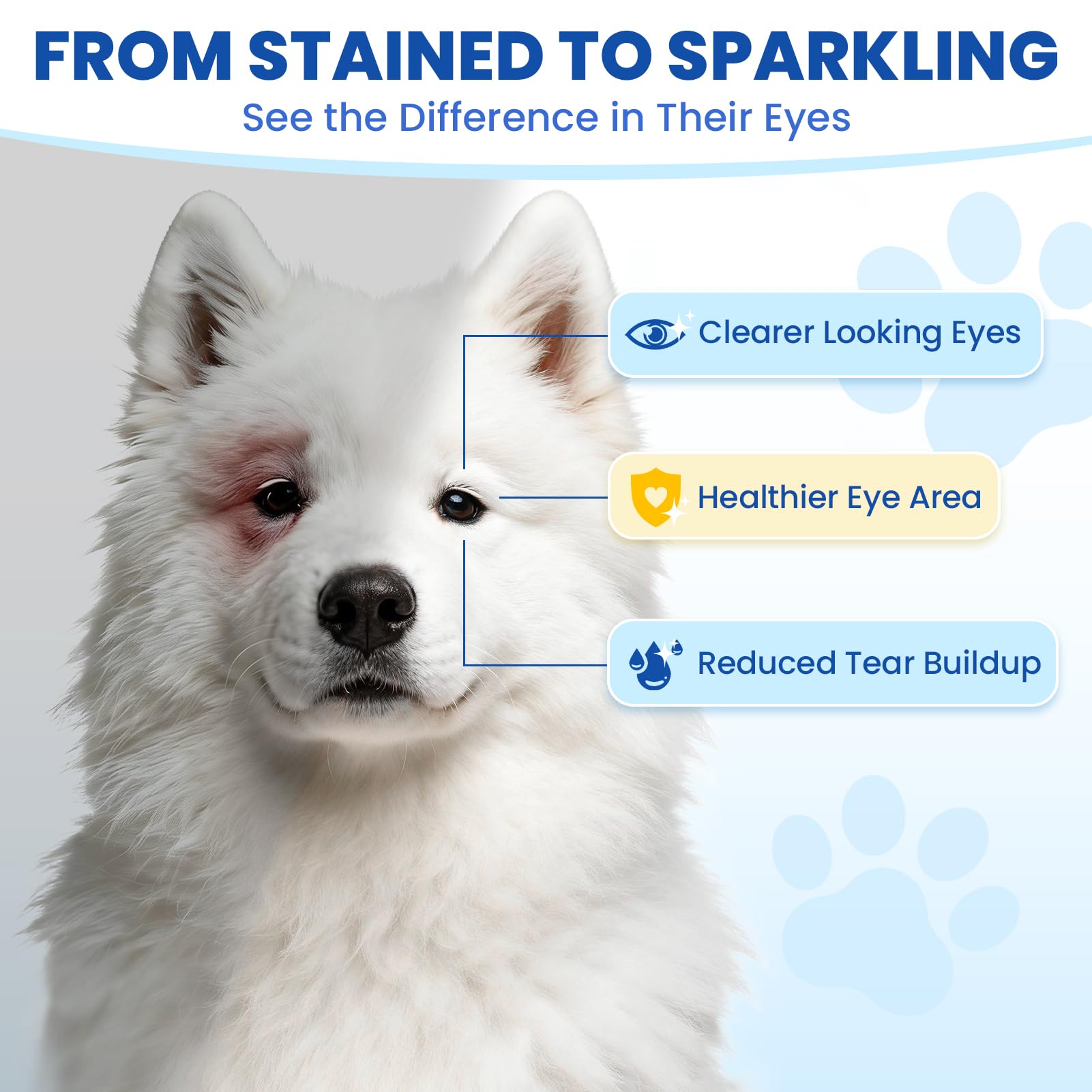 Tear Stain Chews for Dogs 200 Ct Eye Support Soft Chews Dog Eye Care Vision Immune Support Antioxidant Protection with Vitamins Cranberry Extract Fish Oil Lutein for Eye Health - Chicken — Amazon image 4