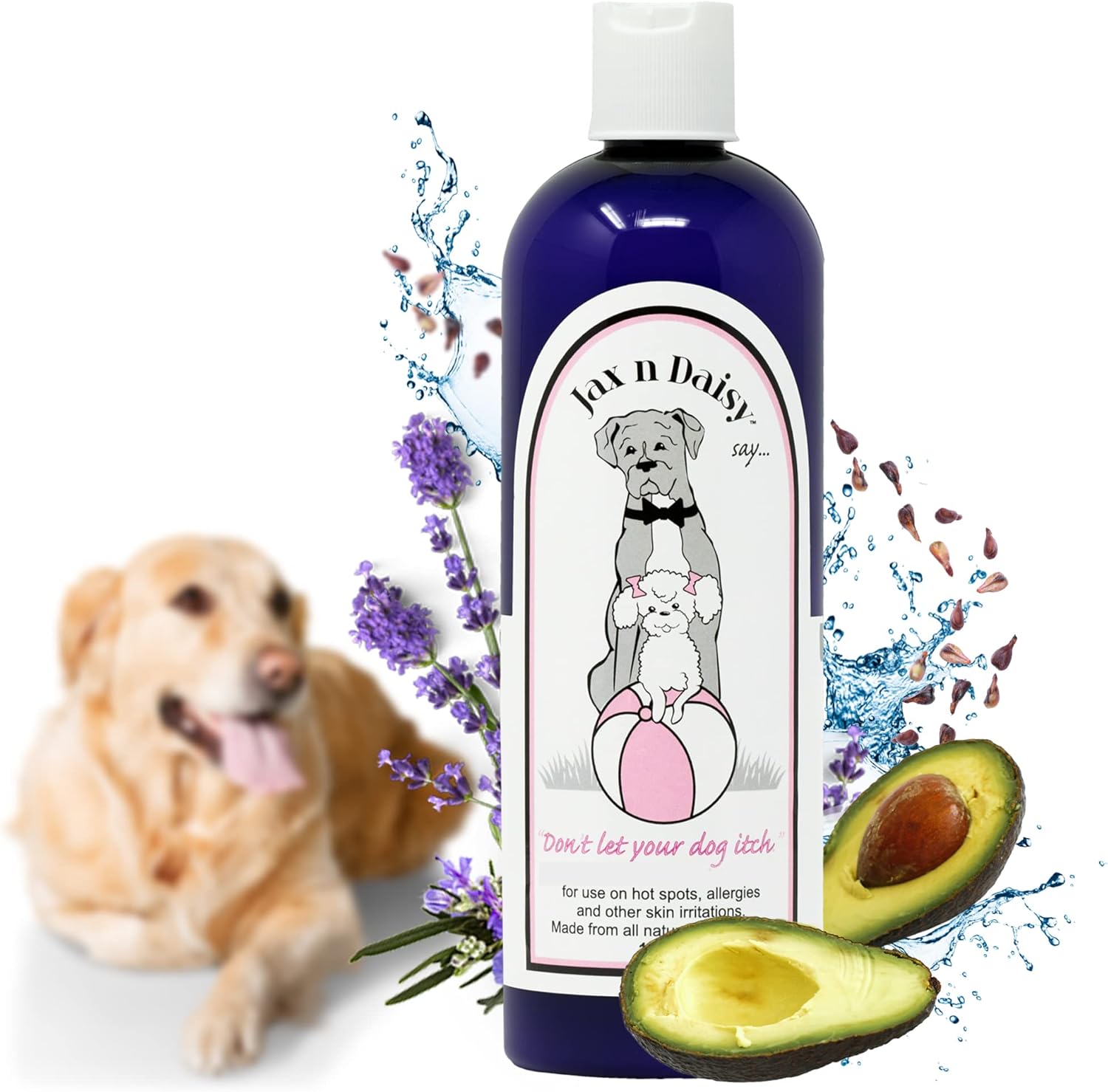 Jax N Daisy Don't Let Your Dog Itch Lotion Itch Relief for