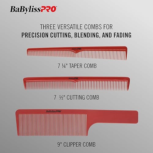 Miniatura 7 de BabylissPRO Peine de barberología