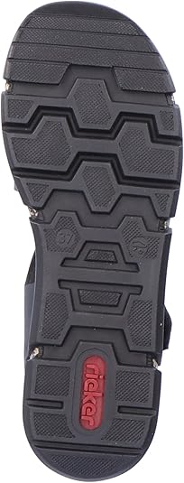 Dámské sandály RIEKER V2301-00 černá S5 Dámské sandály RIEKER V2301-00 černá S5