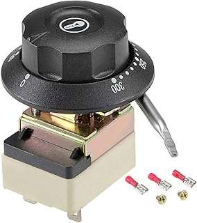 Tool parts 1NO 1NC 250V 16A 50-300C Capillary Thermostat 2m - 2 Screw&3 Crimp Terminal