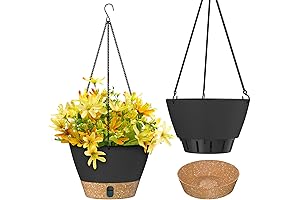 ZMTECH Self-Watering Hanging Planters for Indoor and Outdoor Plants