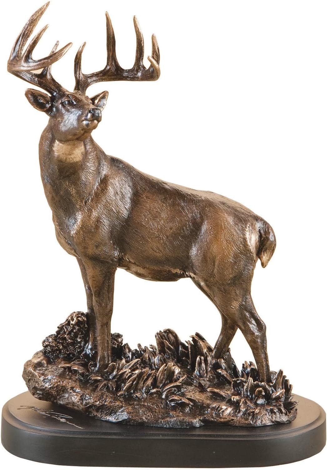 One Chance Bronze Color 12 x 8 Hand-cast Resin Decorative Sculpture
