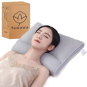 Amazon｜fuwawa 枕 まくら 枕头 安眠枕 綿 パイプ枕 35×50cm