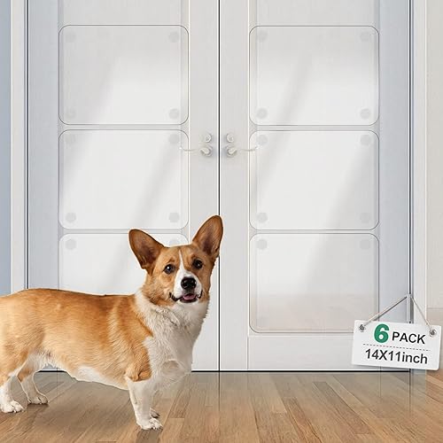 Door Scratch Protector Protect Your Door Furniture and Wall Anti-Scratch Guard for Furniture Heavy Duty Door Cover Scratch Shield 11 x 14-6 Pack