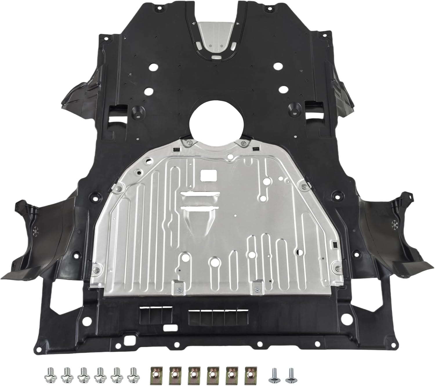 74114T50000 7411030AA00 Front Under Engine Splash Shield Lower Cover Guard Compatible with Honda Accord 1.5L 2023-2025 Replace 74110-30A-A00 74114-T50-000