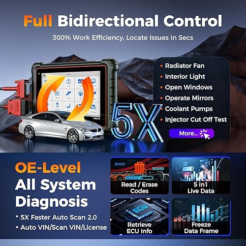 Vista 5 de Autel Escáner MaxiPRO MP900, 2025 DoIP/CAN-FD MP900, igual que MP900BT, actualizado de MP808BT PRO MS906BT MP808S DS808 MX900, codificación Pro ECU