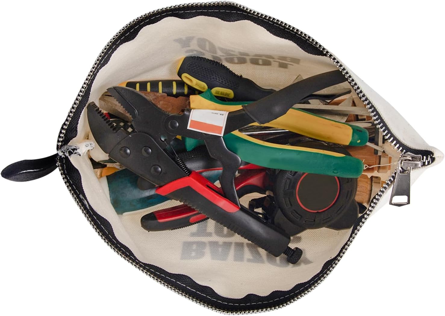 Canvas Zipper Pouch, Small Tool Pouch for Multi-Color, Canvas Tool Bag image 2