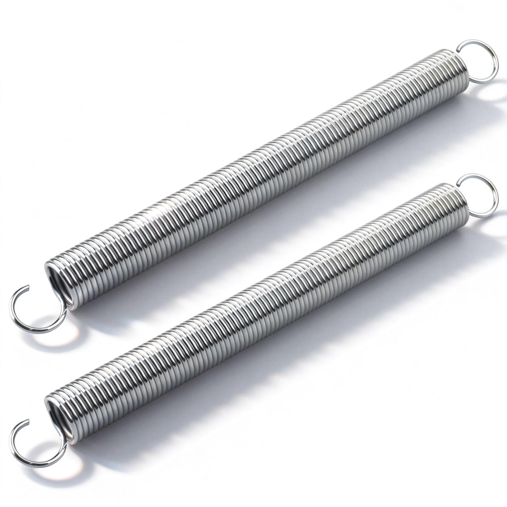 SP 9637 Lot de 2 ressorts d'extension, 2,5 cm de diamètre extérieur x 30,5 cm de long, diamètre du fil de 0,3 cm, charge maximale 16,1 kg, convient pour les ferme-porte/meubles, etc., boucle simple