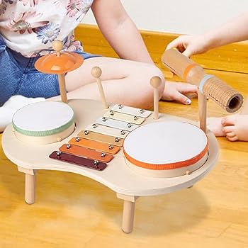 Amazon | 木製ミュージカルキット、楽器玩具,楽器・音響機器子供