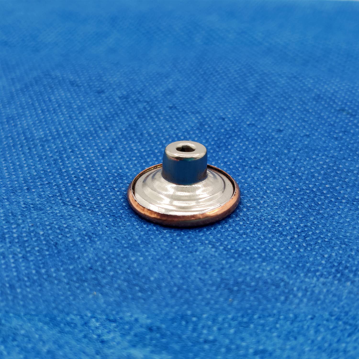 LDG WARE Metal Jeans Buttons 10 PCS (668-FASTER Faster Coper Jeans Buttons) 3