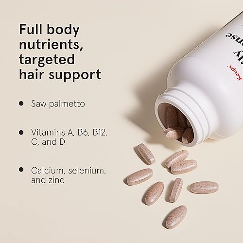 Miniatura 3 de Keeps Suplemento diario para el crecimiento del cabello para un cabello visiblemente más grueso y de aspecto más completo - Suplemento