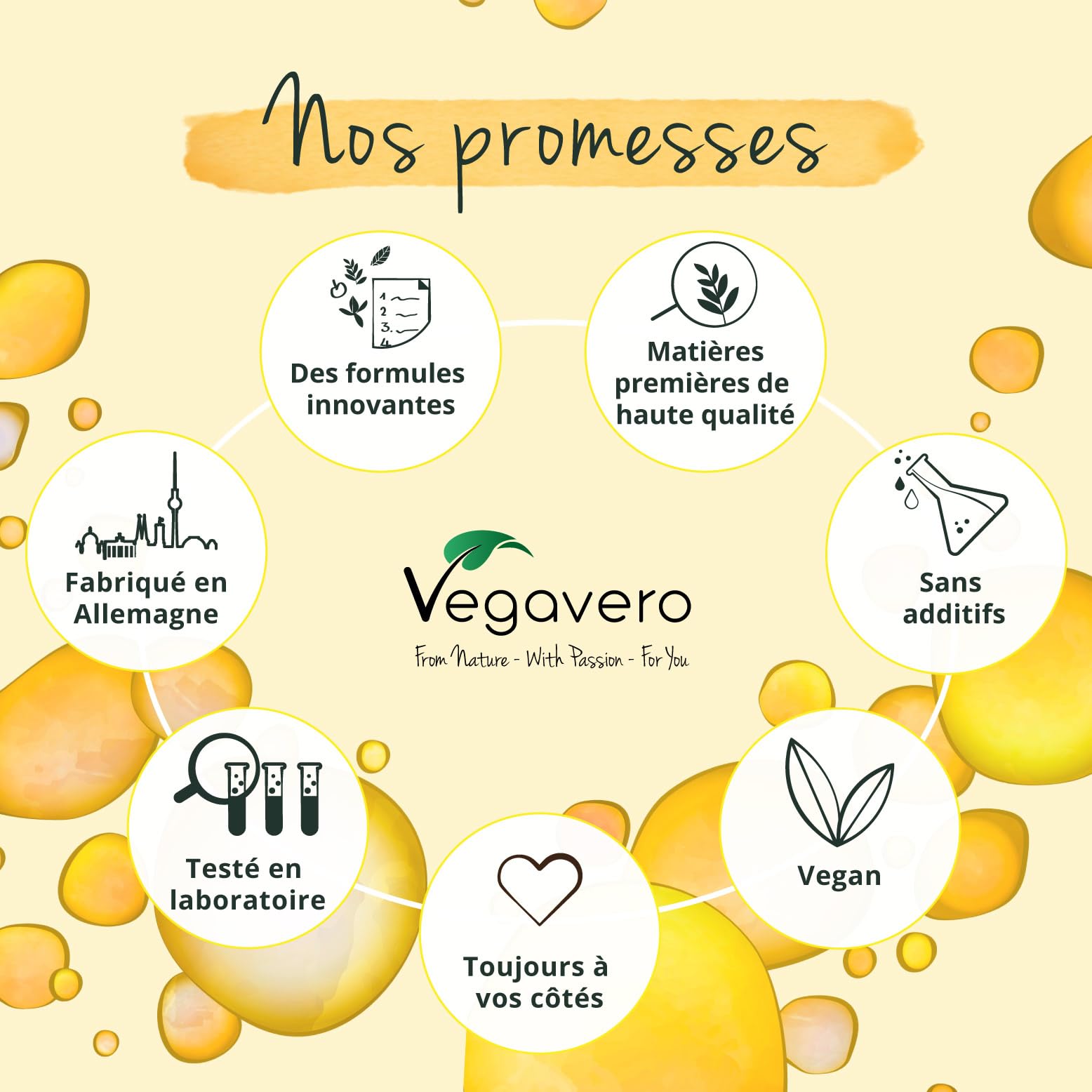 OMÉGA 3 6 9 BIO Vegavero® | VEGAN | 100% Naturel : Huile de Lin 1000 mg | Sans Additifs | 120 Gélules