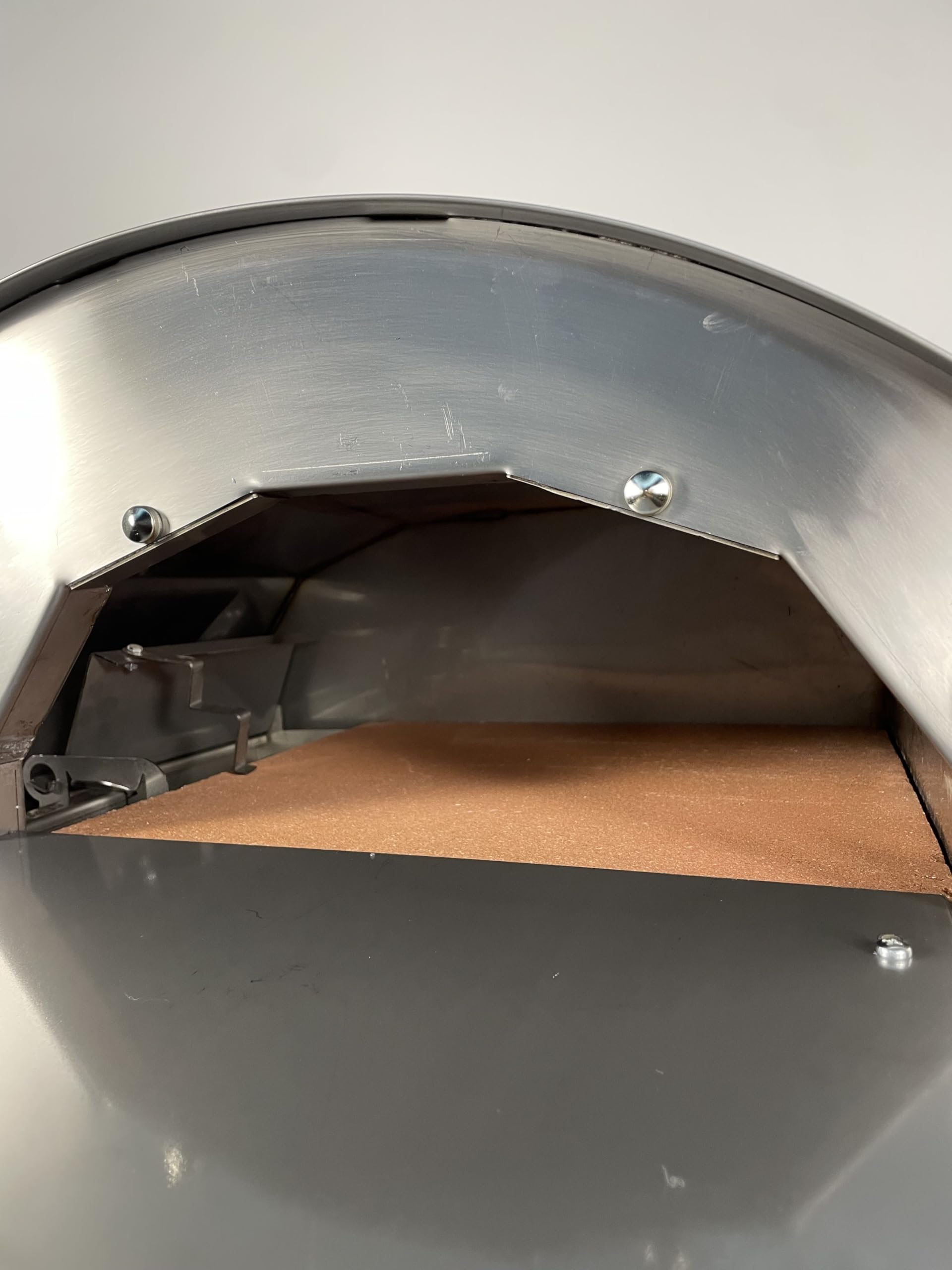 Forno pizza ibrido gas e/o legna da esterno Alfonsino – Forno pizza in acciaio inox AISI 304 con biscotto refrattario 40x40 cm, 500°C, cottura diretta a fiamma viva, Personalizzabile, con carrello