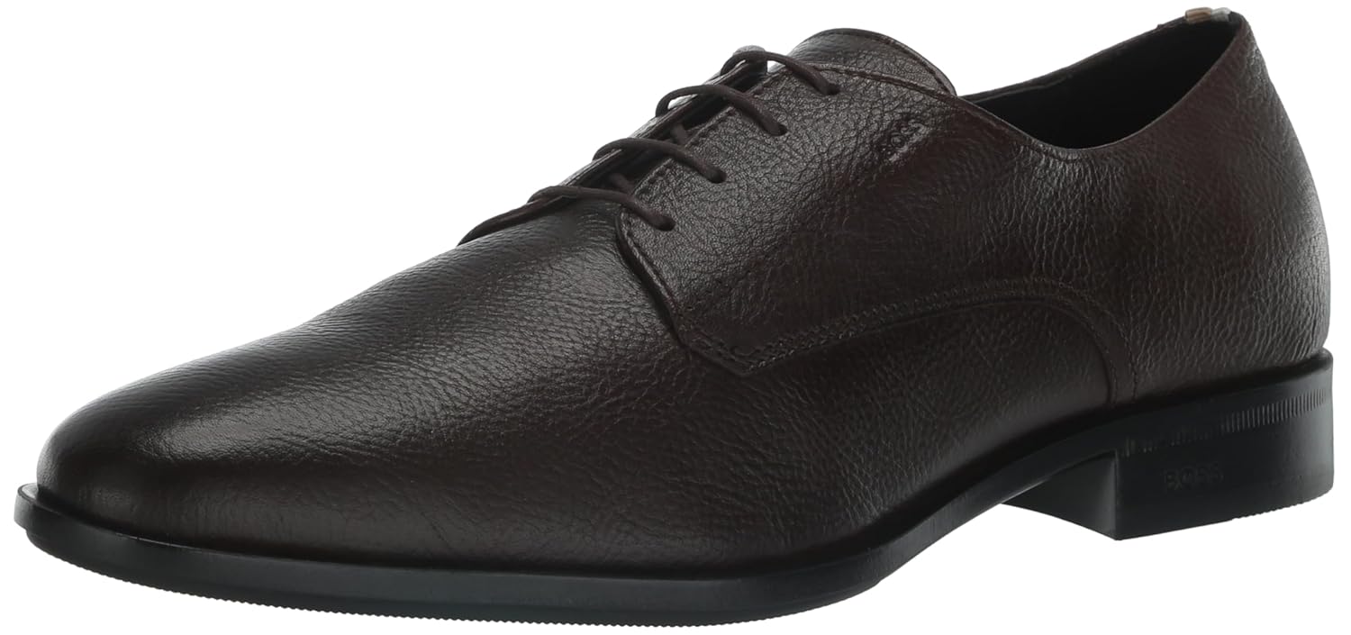 Oxford BOSS Sapato Derby de couro de grão Colby masculino em promoção! Veja a oferta e mais achadinhos de Sapatos Hoje é o melhor dia para comprar Oxford BOSS Sapato Derby de couro de grão Colby masculino com aquele preço maroto! Promoção! Aproveite a oferta!