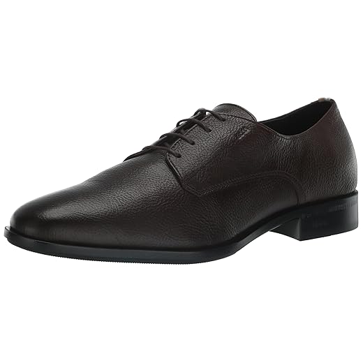 BOSS Mens Colby Grain Leather Derby Shoe