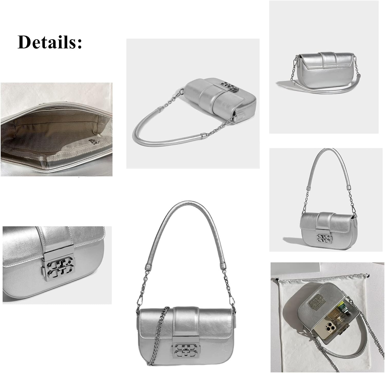 90s Shoulder Bags Women, Trendy Handbag Girls Chic Style Crossbody Clutch Purse Fashion