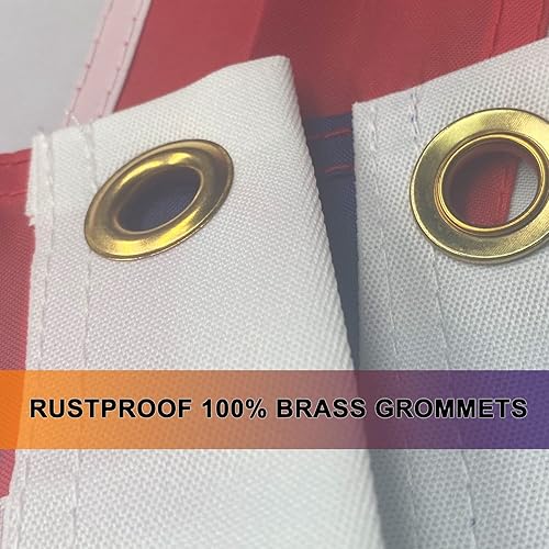 Miniatura 2 de Bandera de anclaje de yate de Estados Unidos de alta resistencia de 36 x 24 pulgadas, nailon Oxford de más larga duración, ancla de estrellas