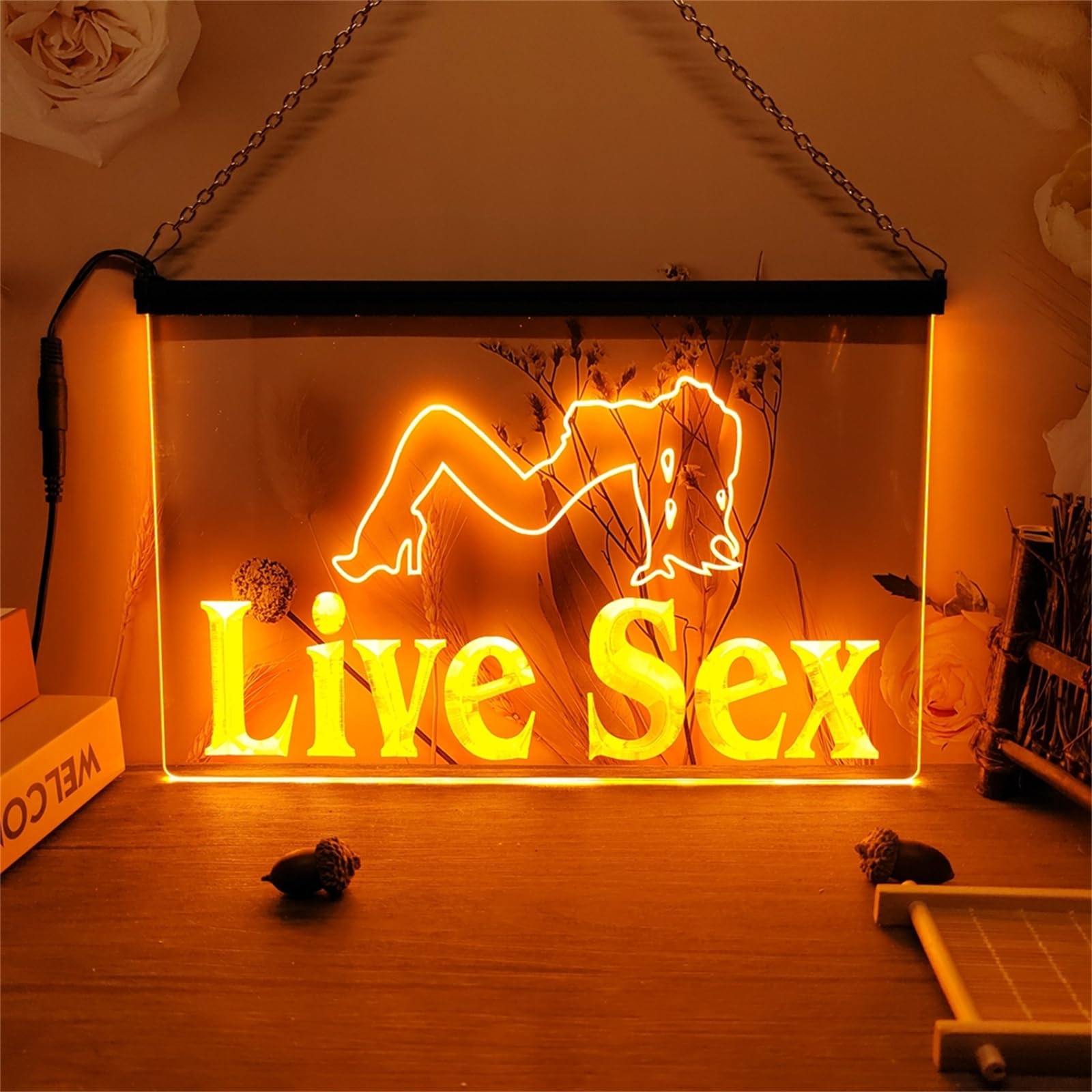 ヌードクラブ Amazon.co.jp: Live Sex ヌードパーティー LED ネオンサイン、ヌードガールズクラブの壁装飾用 3D 彫刻ネオンサイン USB グローサイン,オレンジ色,60x40cm : DIY・工具・ガーデン